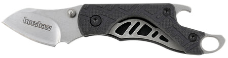 Kershaw 1025X Cinder 1.4-Inch Folding Drop Point 3Cr13MoV Stonewashed Blade Black Nylon Handle Includes Key Ring
