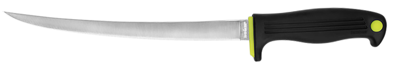 Kershaw 1259X Clearwater Fixed Fillet 9" Plain Satin 420J2 Stainless Blade Black Co-polymer Handle & Sheath