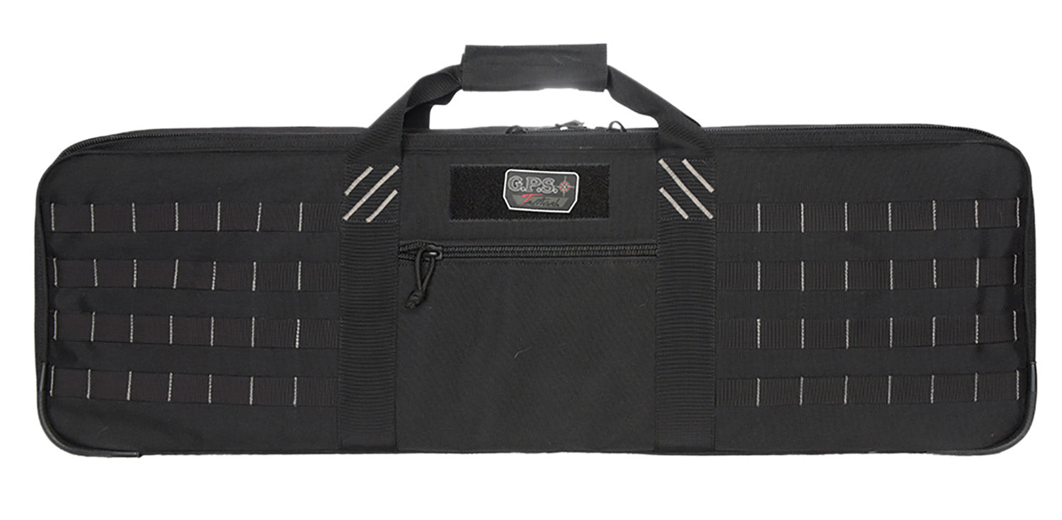 GPS Bags T28SWC 1000D Polyester Tactical SWC Rifle Case Black with Removable AR Mag Pouches