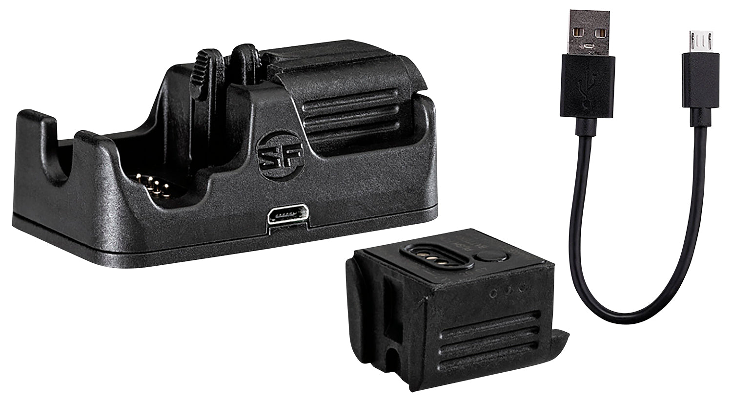 SureFire CH21 B12 Battery Dual Charge Cradle Kit with Micro USB Cable