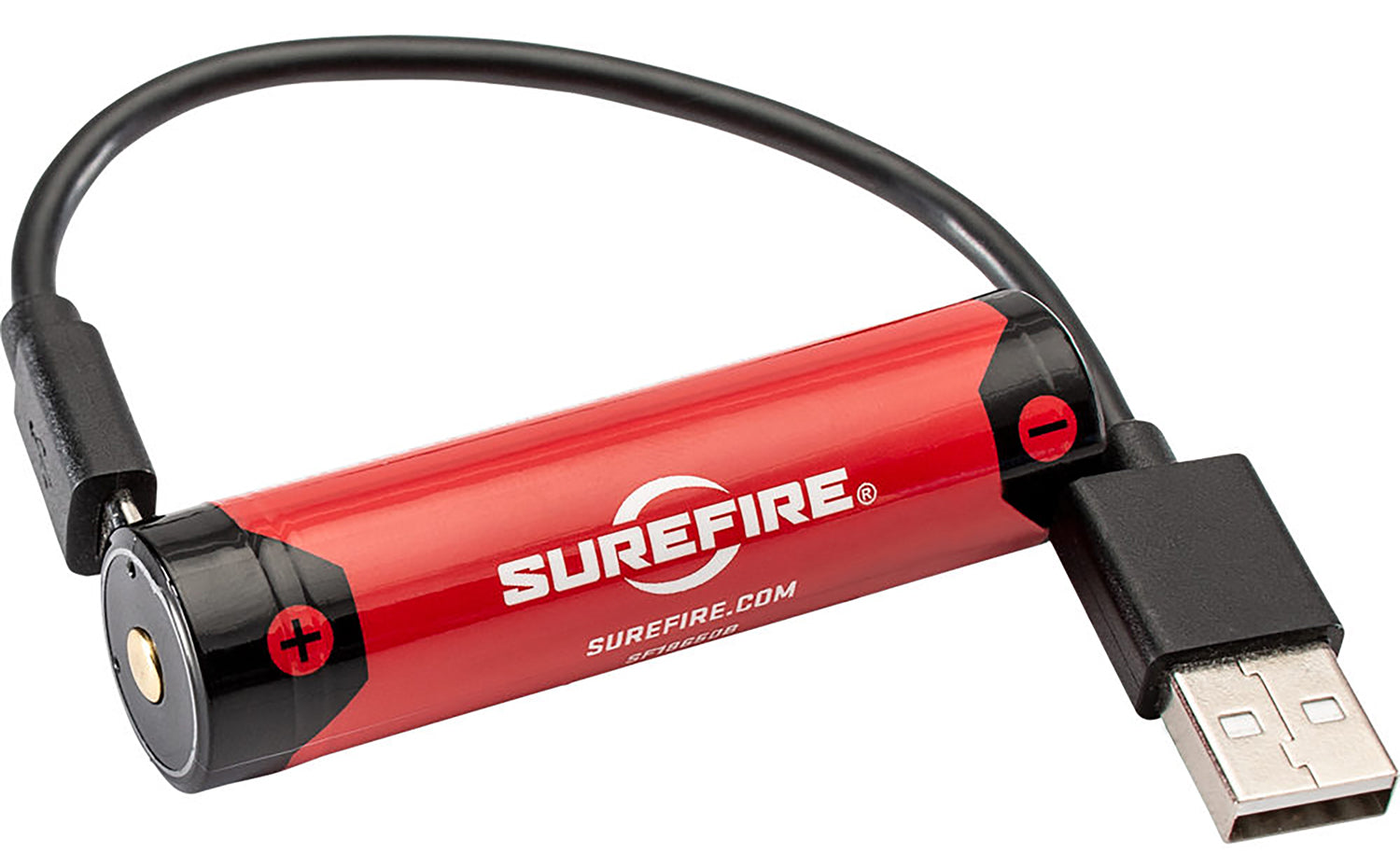 SureFire SF18650B 3.6V 3500mAh Protected 18650 Li-Ion Battery with Micro-USB Charging