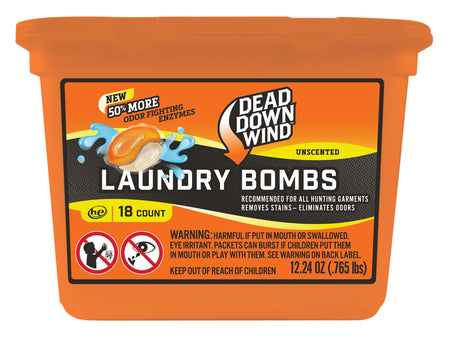 Dead Down Wind 118318 Water-Soluble Hunting Laundry Detergent Pods 18 Count