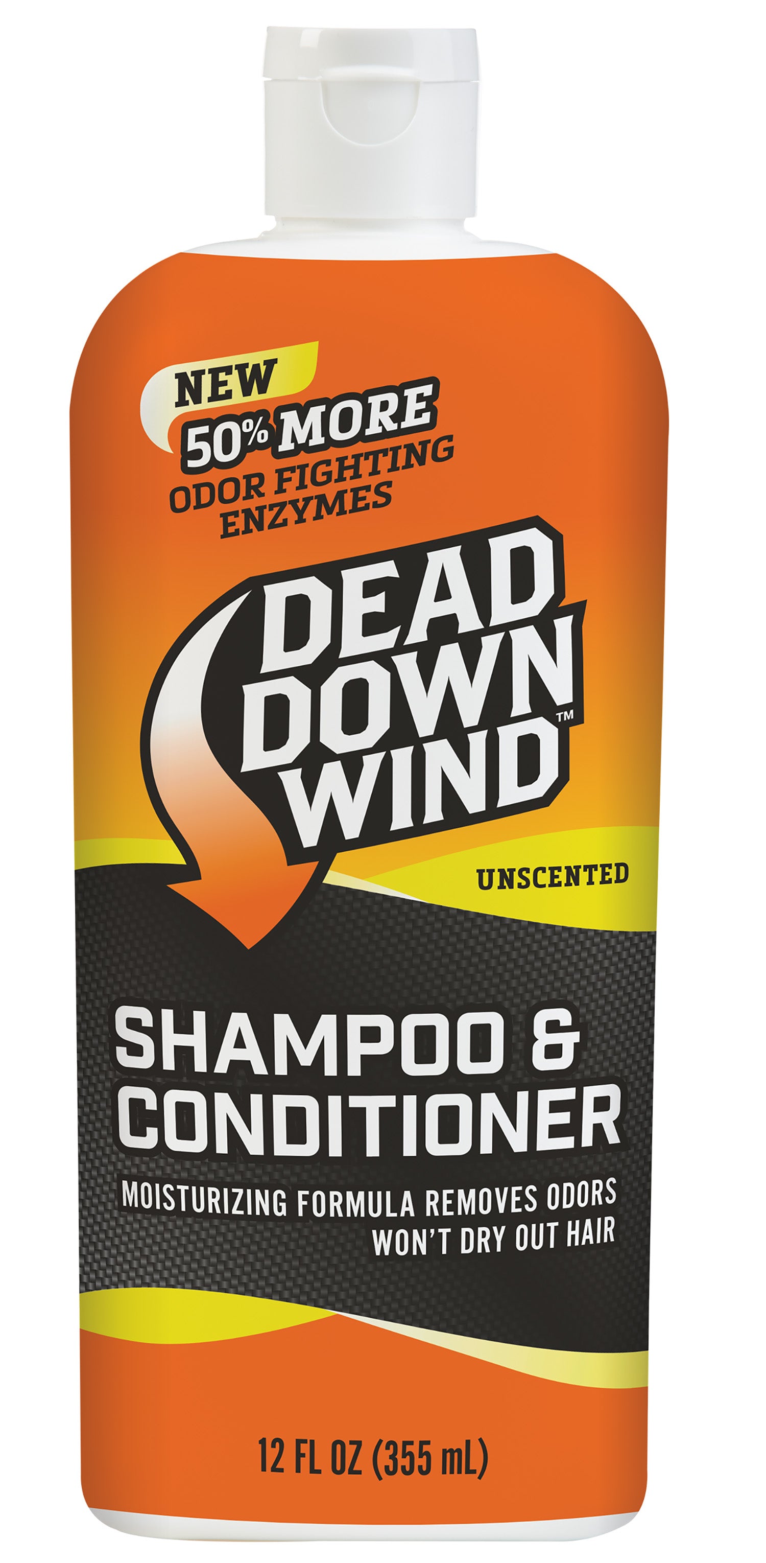 Dead Down Wind 121218 Odor Eliminating Shampoo Body Wash Unscented 12 oz