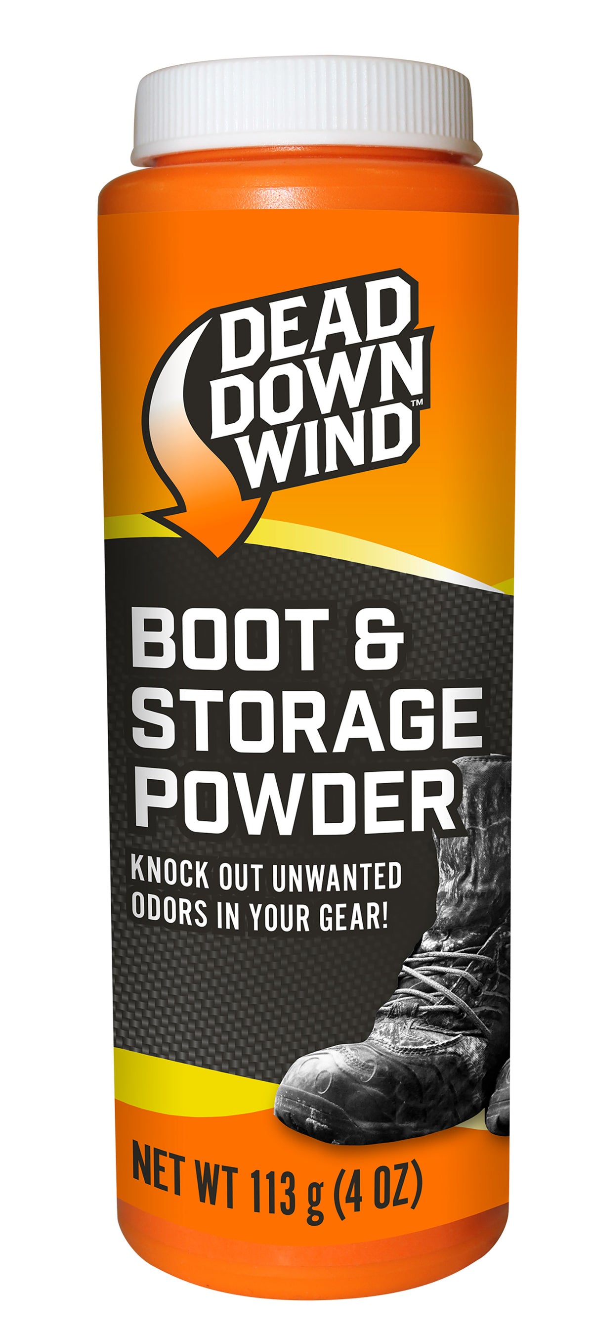 Dead Down Wind 1215N Unscented Boot Odor Eliminator Powder 4 oz Cornstarch Talc