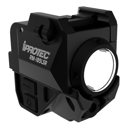 iProtec IPRSPS0003 RM185LSR Rechargeable 185LM Firearm Light Red Laser Black