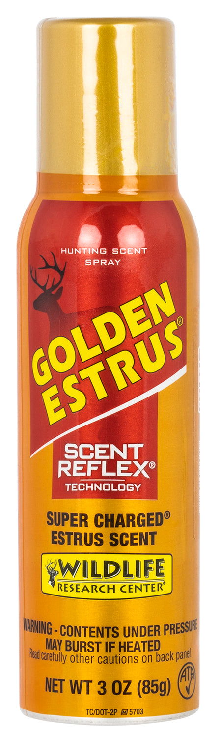 Wildlife Research Golden Estrus Pressurized Doe Scent Attractant with Scent Reflex Technology 3 oz