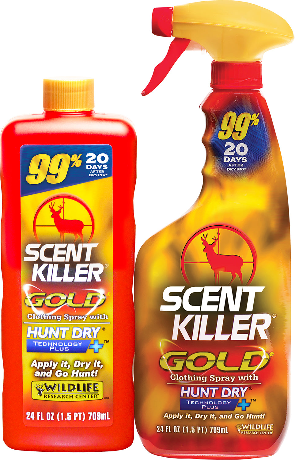 Wildlife Research Scent Killer Gold Autumn Formula Trigger Spray Combo 24 oz Refill Included