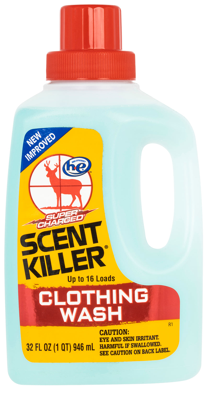 Wildlife Research Super Charged Clothing Wash No UV Brighteners Odorless Formula 32 oz