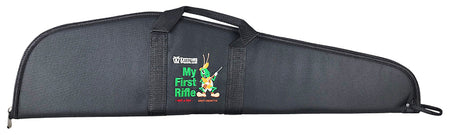 Crickett KSA035 33" x 8" Padded Soft Rifle Case Black with White Logo