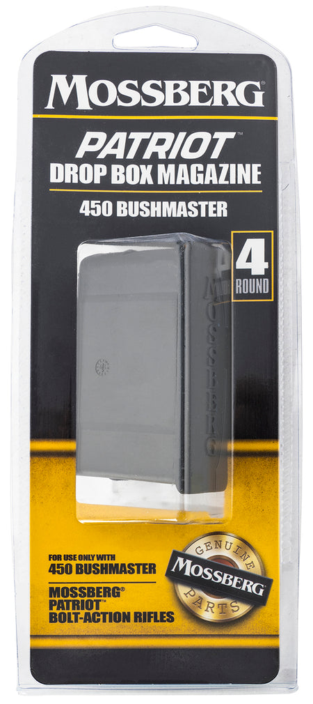 Mossberg 95037 450 Bushmaster 4rd Drop Box Replacement Magazine for Patriot Black