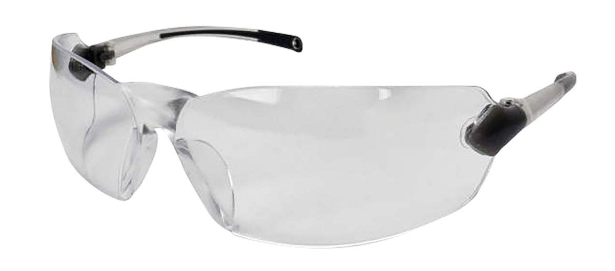 Radians Overlook OV610CS Clear Lens Flexible Temple Shooting Glasses Silver Frame