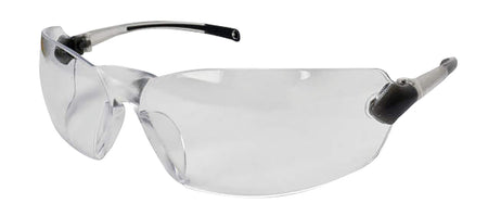 Radians Overlook OV610CS Clear Lens Flexible Temple Shooting Glasses Silver Frame