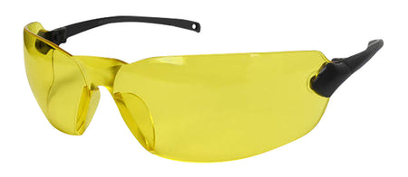 Radians Overlook OV140CS Amber Lens Flexible Temple Shooting Glasses Black Frame