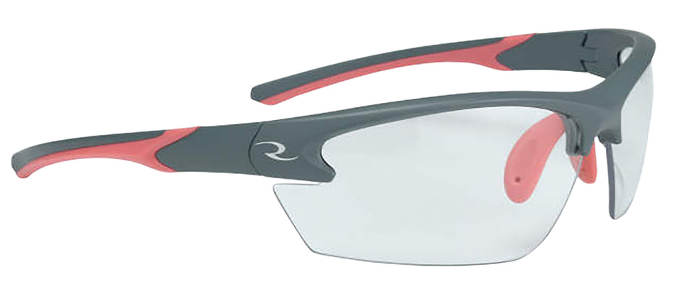 Radians WS6810CS Ladies Protective Eyewear Clear Lens Gray with Coral Accent Frame