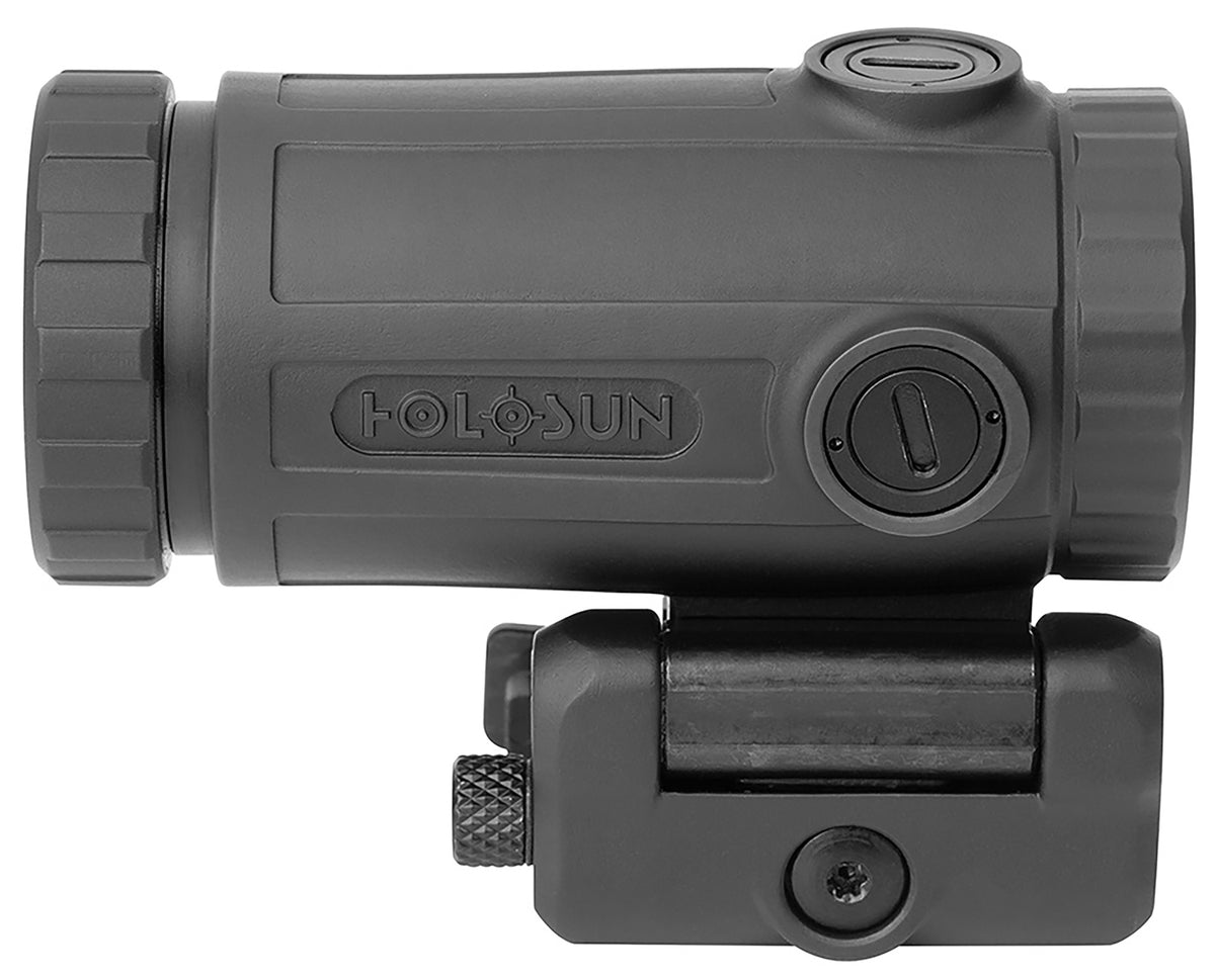 Holosun HM3XT 3x Magnifier Black Anodized Titanium Body Ambidextrous Flip-to-Side QD Mount