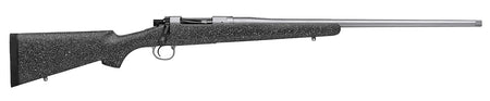 Nosler 40221 M21 6.5 PRC 4+1 24" Barrel, Stainless Steel Nitride Metal Finish, Gray Speckled Black All-Weather Epoxy Stock