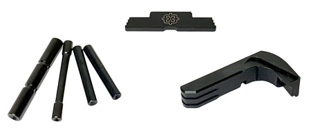 Cross Armory P80 Gen1-3 Pin/Slide Lock/Mag Catch Upgrade Kit Black