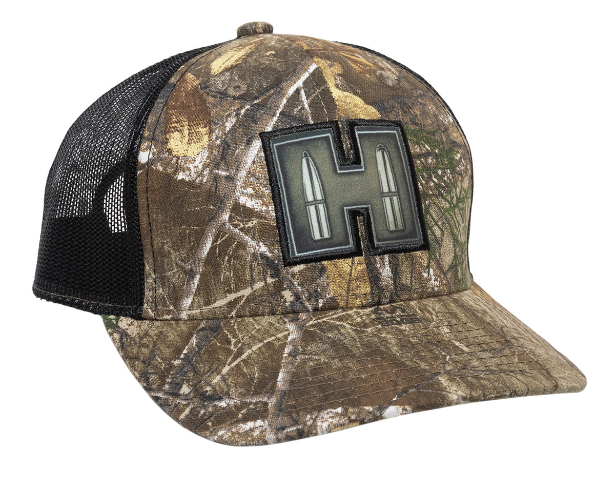 Hornady HRN03A Canvas Structured Cap Realtree Edge Black Low Crown OSFA