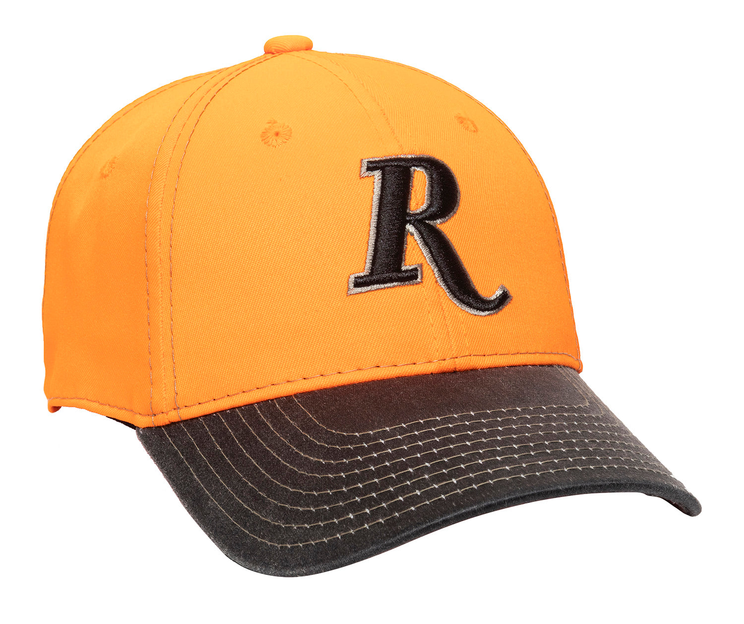Remington RM16A Structured Polyester Twill Cap Blaze/Black Low Crown OSFA