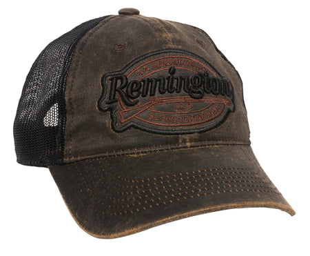 Remington RM17A Unstructured Cotton Cap Black/Brown Low Crown OSFA