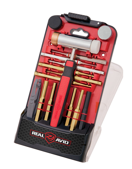 Real Avid AVHPS-B Accu-Punch Universal Gun Pin Punch Set Brass/Nylon/Steel