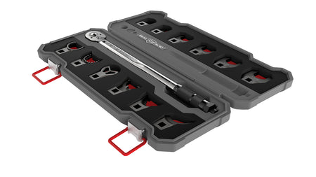 Real Avid AVMF13WS 13 Piece Master-Fit Crowfoot Wrench Set AR-Platform Gray/Red