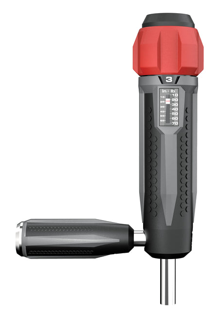 Real Avid Smart Torq Torque Wrench w/ 12 Gun Bits, Gray/Red Plastic and Metal