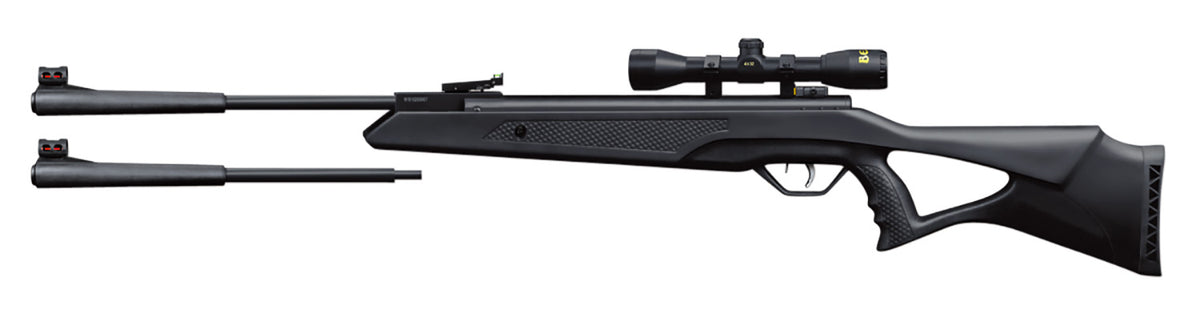 Beeman Longhorn II .22 Cal Brake Barrel Air Rifle Synthetic Thumbhole Stock 4x32mm Scope