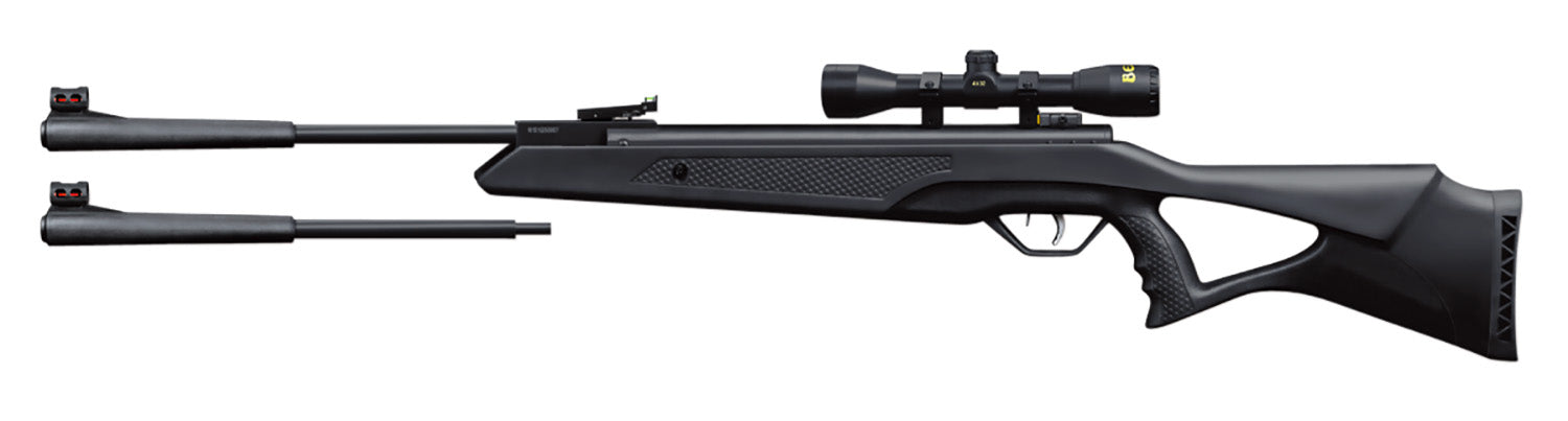 Beeman Longhorn II .22 Cal Brake Barrel Air Rifle Synthetic Thumbhole Stock 4x32mm Scope