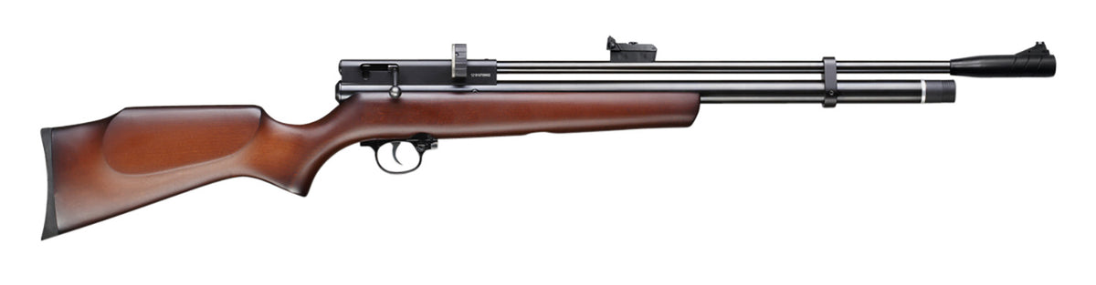 Beeman Chief II .22 Pellet Pre-Charged Pneumatic Air Rifle with Noise Suppressor