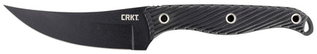 CRKT 2709 Clever Girl 4.60in Fixed Plain Black Powder Coated SK-5 Steel Blade Black G10 Handle Includes Sheath