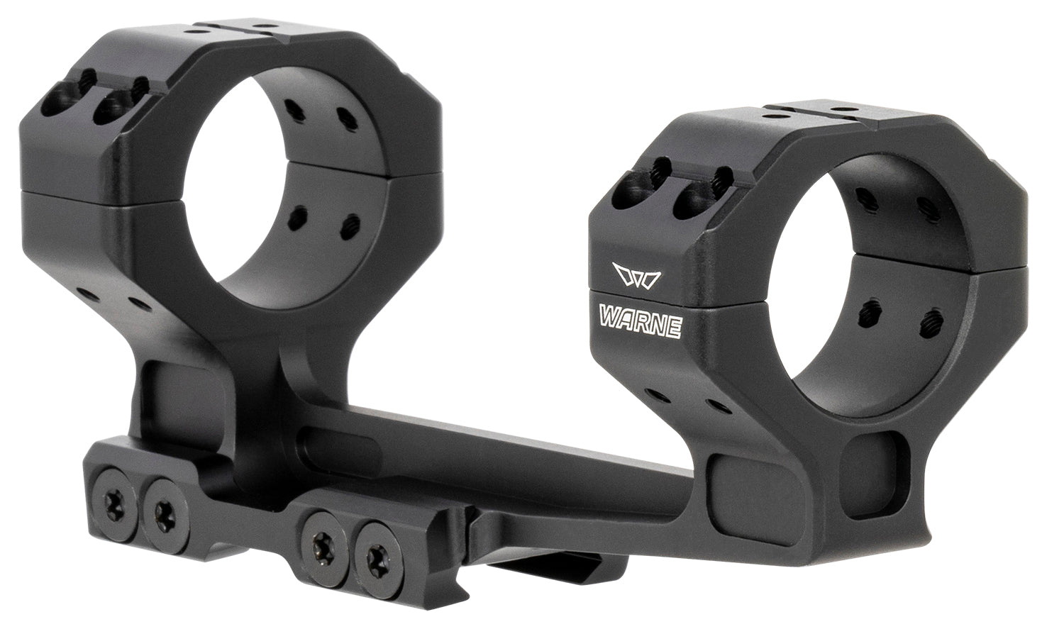 Warne Skyline 781820MOA 30mm 20 MOA Precision Cantilever Mount Ring Combo Black Anodized