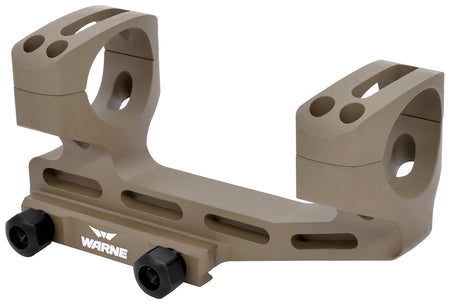 Warne X-SKEL SHXSKEL30DE 30mm Super High Cantilever Scope Mount Ring Combo FDE Cerakote