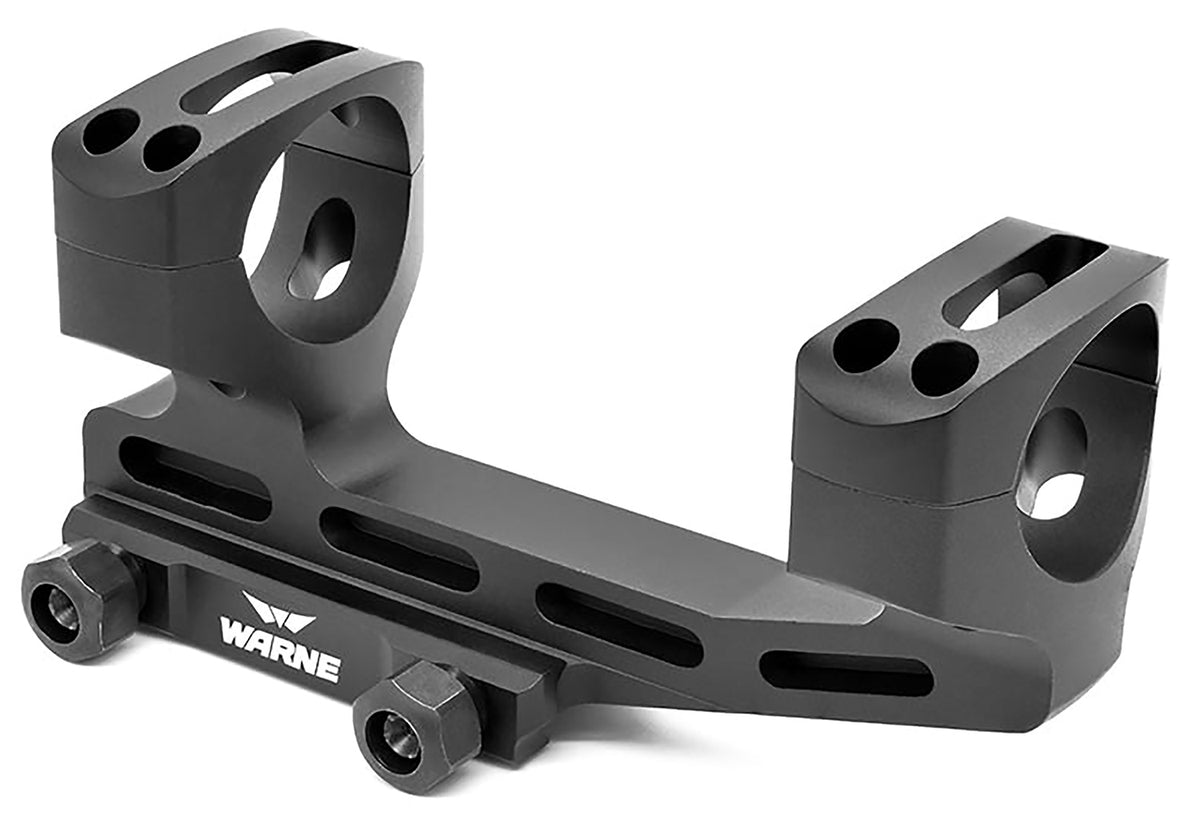 Warne X-SKEL SHXSKEL34TW 34mm Super High Cantilever Scope Mount Ring Combo Black Anodized