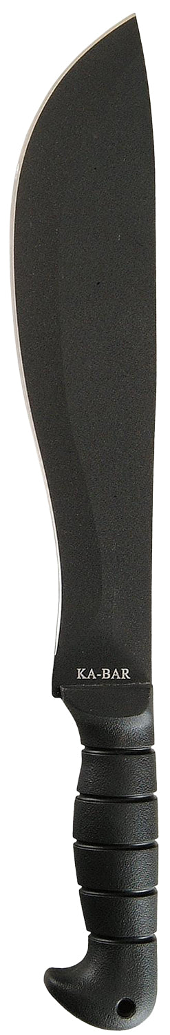 Ka-Bar 1248 Cutlass Machete, 11" SK-5 Steel Black Blade, Black Kraton-G Handle, 16.5" Overall Length