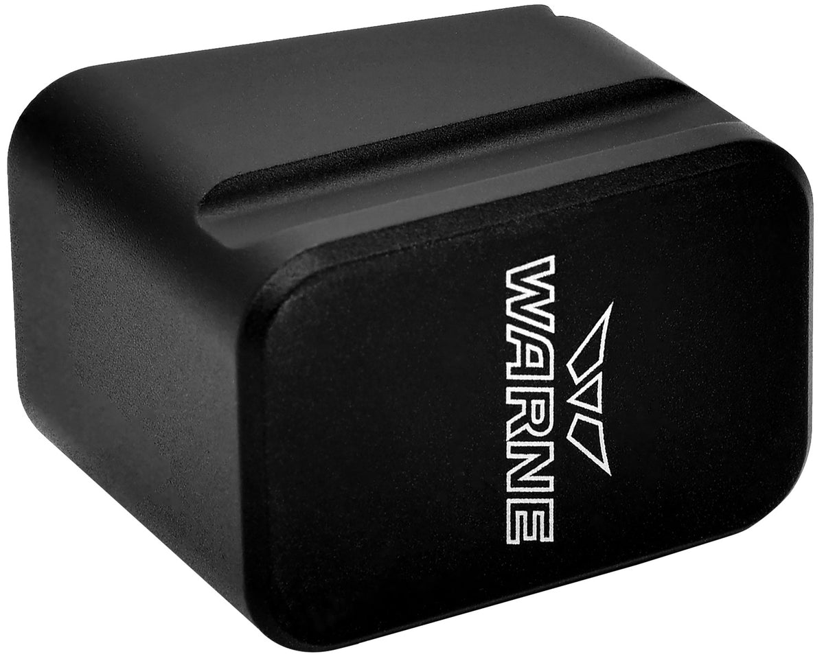 Warne Magazine Extension for Glock 19 23 Magazines Black Hardcoat Anodized Adds 5rds 9mm Luger