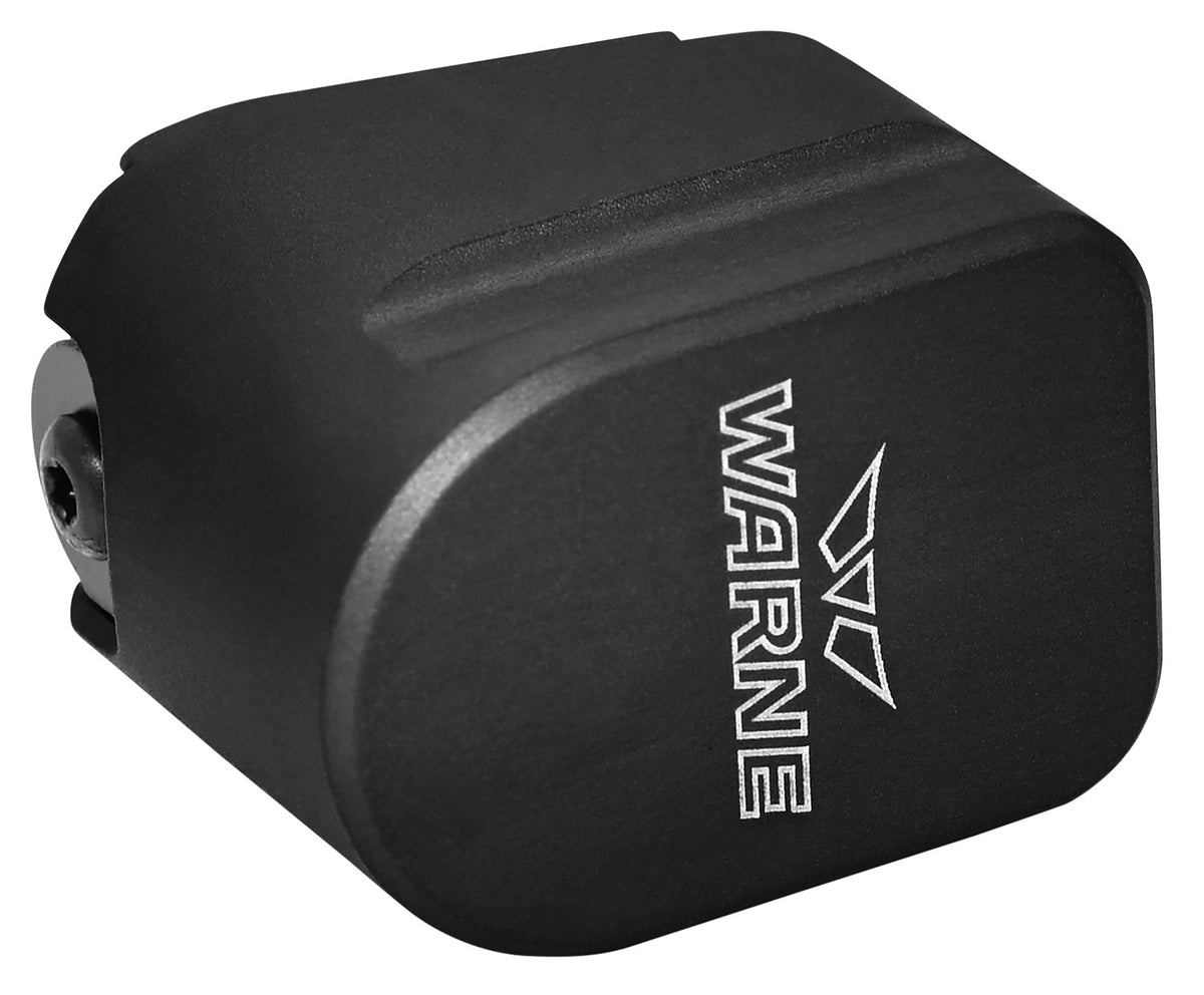 Warne Magazine Extension for Smith & Wesson M&P Magazines Black Hardcoat Anodized Adds 5rds 9mm