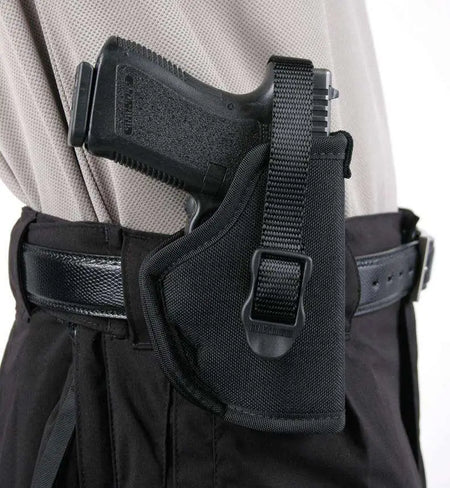 Blackhawk Nylon Right-Hand Hip Holster for Med/Large Autos 3.25-3.75in Black