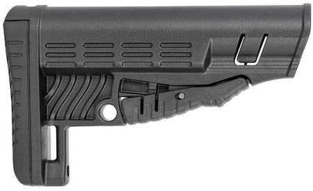 NcStar Classic Commercial Stock DLG-086 Polymer Black Adjustable with QD Sling Bases and Rubber Butt Pad