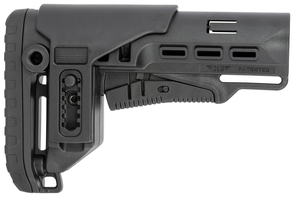 NcStar VG087042 PCP42 Mil-Spec Collapsible Black Synthetic Stock with 6-Position Adjustable Cheekpiece