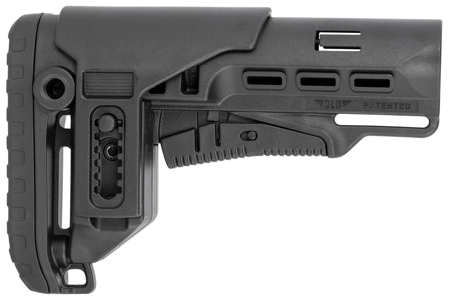 NcStar VG087042 PCP42 Mil-Spec Collapsible Black Synthetic Stock with 6-Position Adjustable Cheekpiece