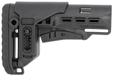 NcStar VG087042 PCP42 Mil-Spec Collapsible Black Synthetic Stock with 6-Position Adjustable Cheekpiece