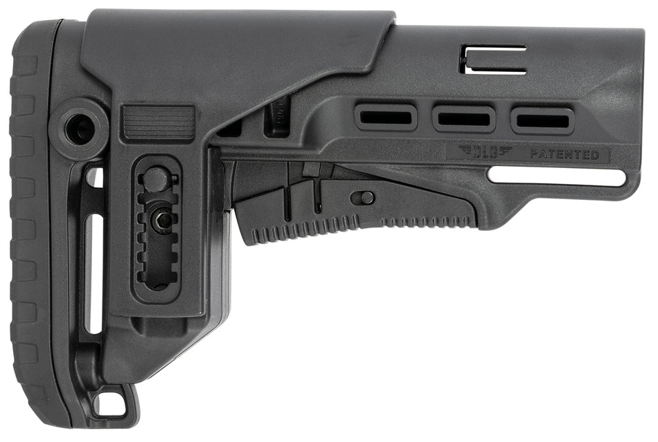 NcStar VG087042 PCP42 Mil-Spec Collapsible Black Synthetic Stock with 6-Position Adjustable Cheekpiece
