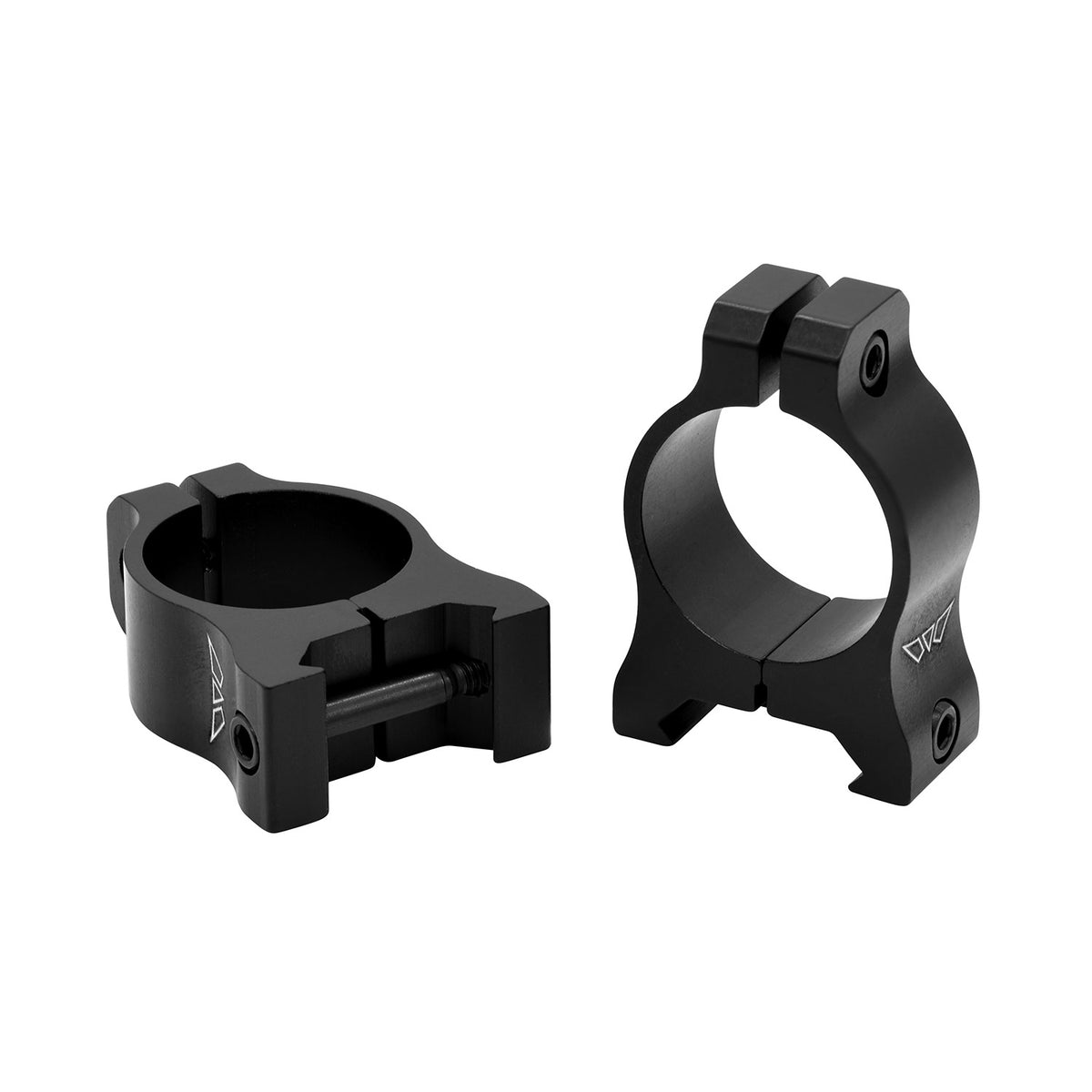 Warne V400M 1" Low Vapor Scope Ring Set Black Aluminum Picatinny/Weaver