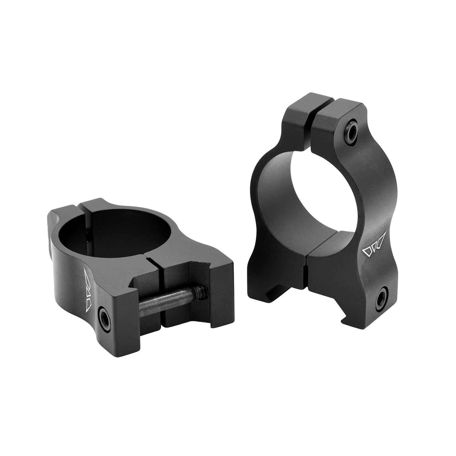 Warne Vapor V401M Matte Black 1-Inch Medium Scope Rings 0 MOA