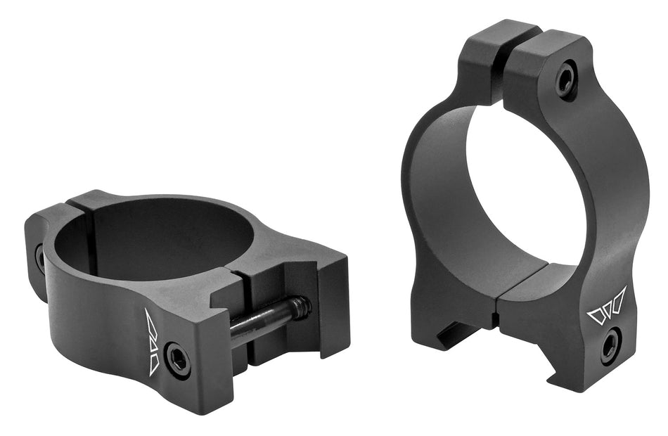 Warne Vapor V413M Matte Black 30mm Low Scope Rings 0 MOA