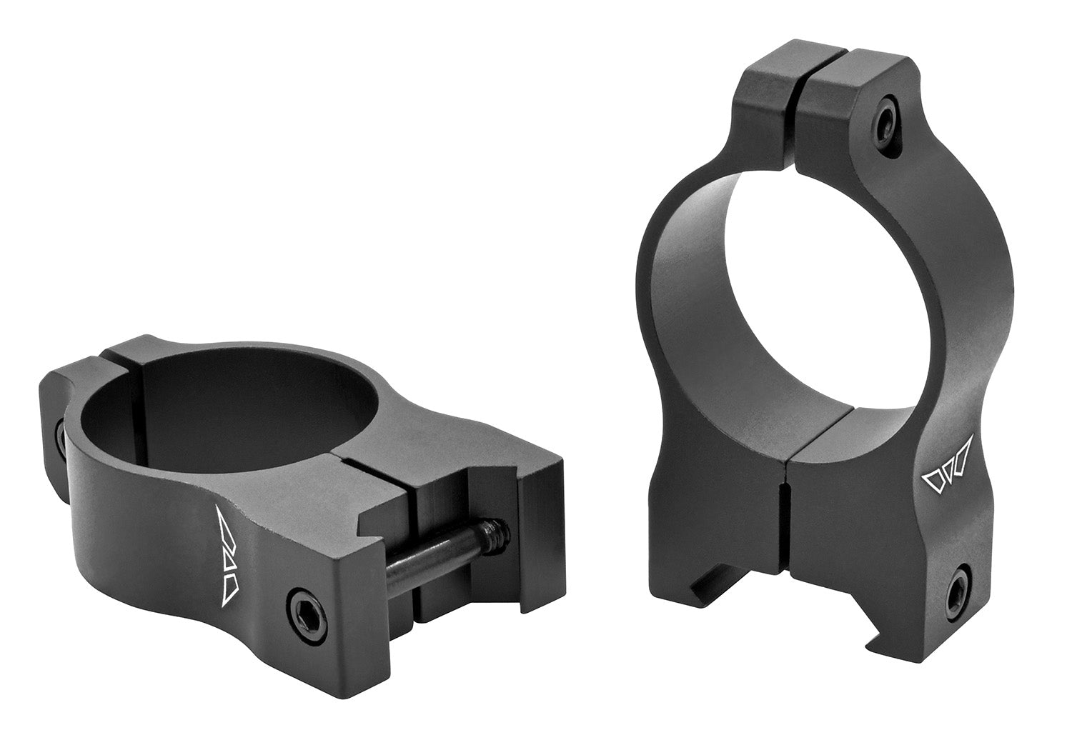 Warne Vapor V415M Matte Black 30mm High Scope Rings 0 MOA