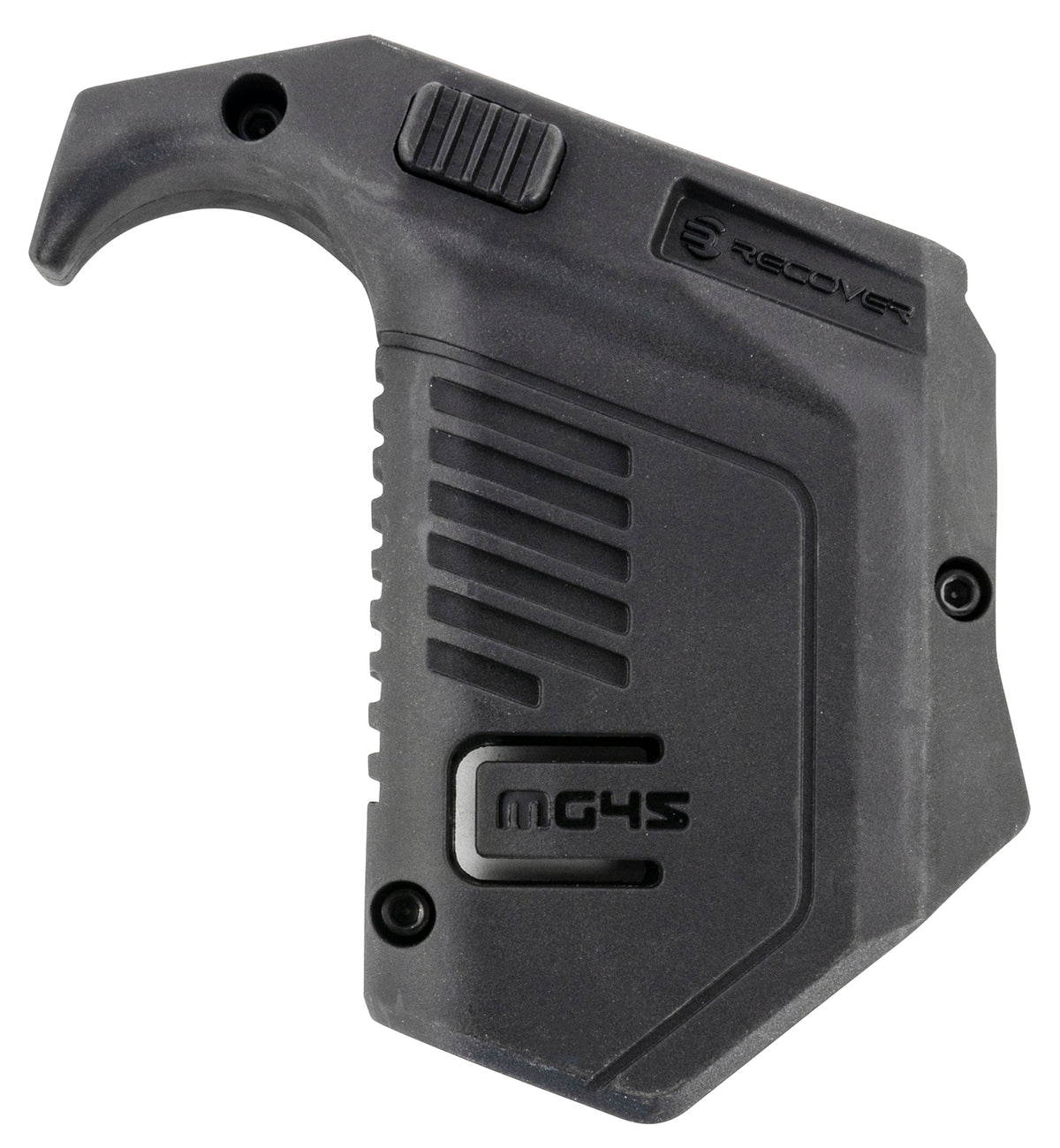 Recover Tactical MG4501 Glock Double Stack Angled Mag Pouch Black Polymer 45 ACP 10mm Picatinny Mount