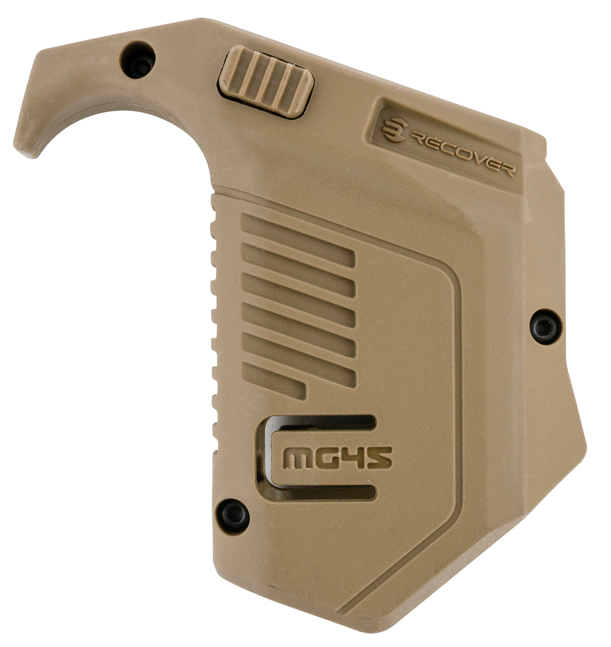 Recover Tactical MG4502 Glock Double Stack Angled Mag Pouch Tan Polymer 45 ACP 10mm Picatinny Mount