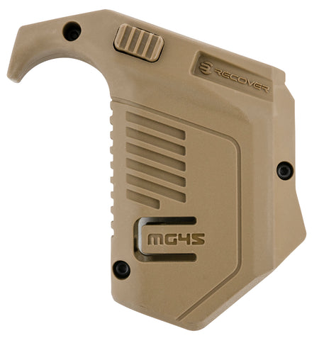 Recover Tactical MG4502 Glock Double Stack Angled Mag Pouch Tan Polymer 45 ACP 10mm Picatinny Mount